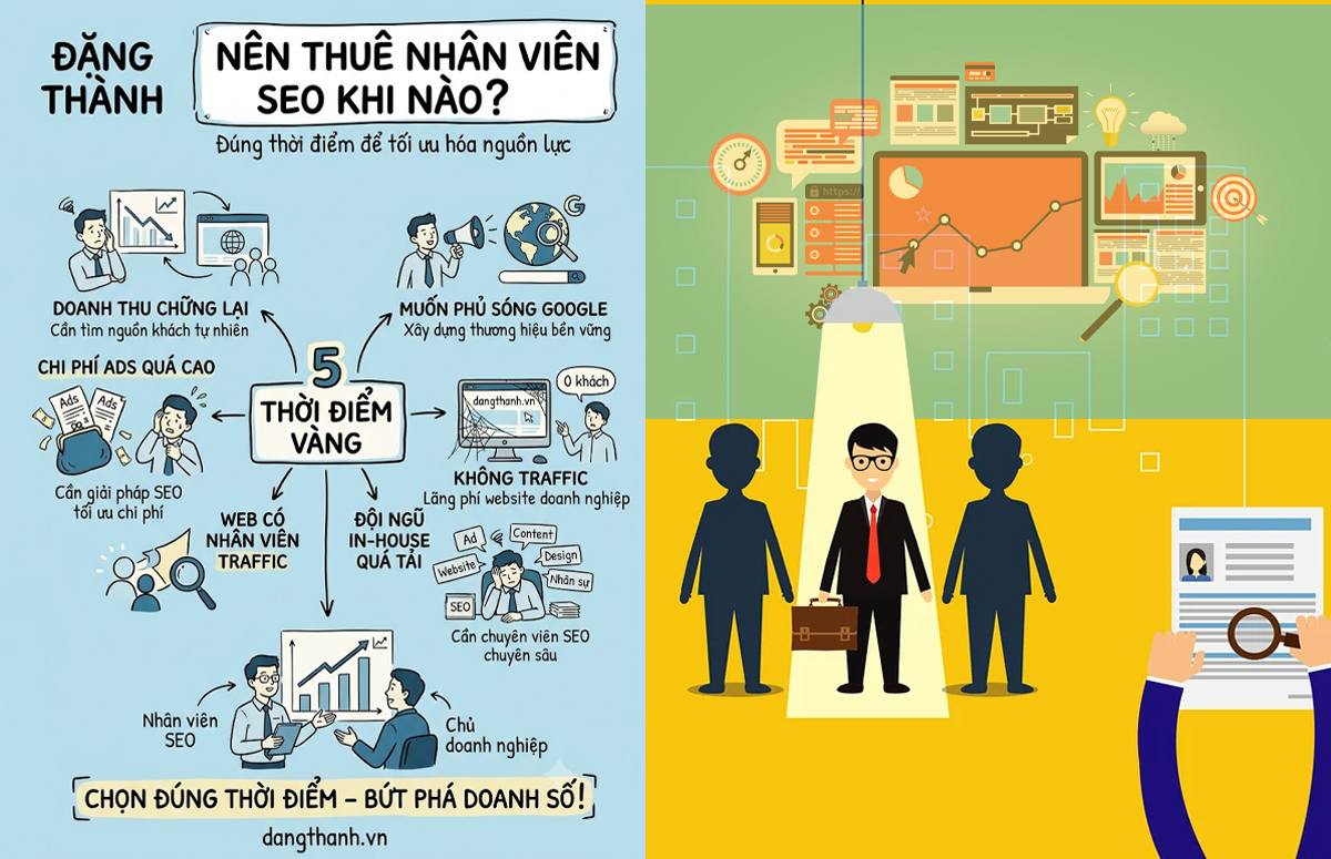 Doanh nghiệp nào nên thuê nhân viên SEO? Khi nào nên chọn dịch vụ SEO?